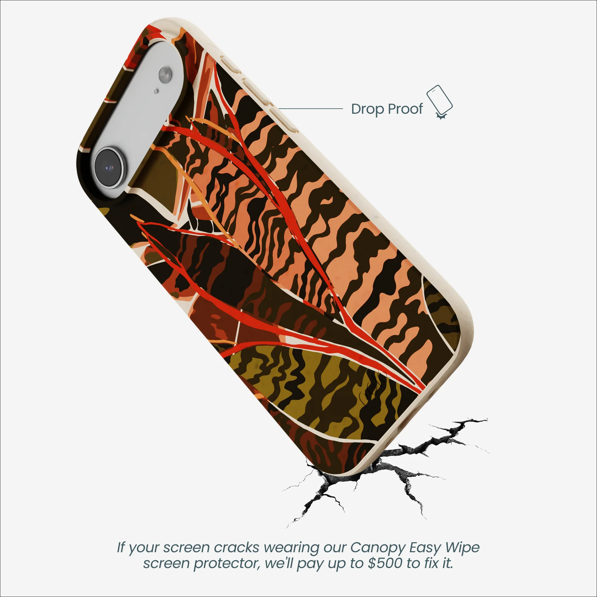 Seashell Foliage iPhone Air Case - Image 4