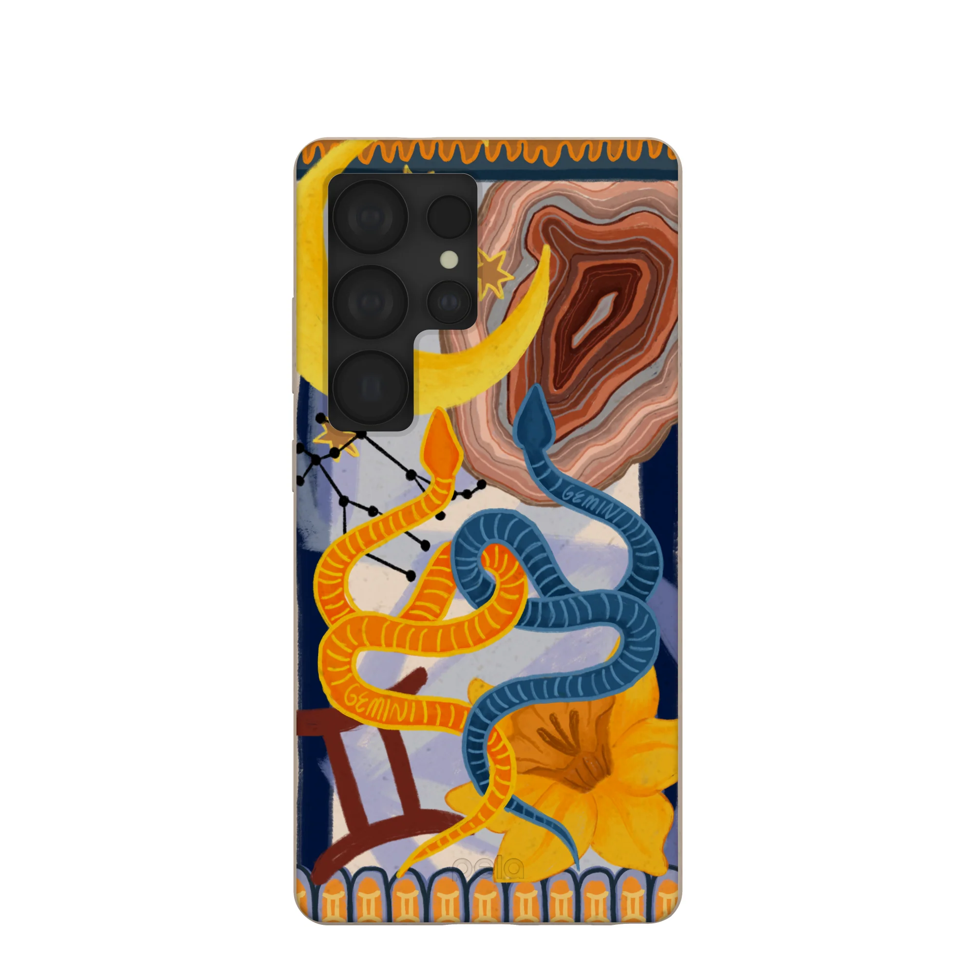 Seashell Gemini Twin Samsung Galaxy S25 Ultra Case