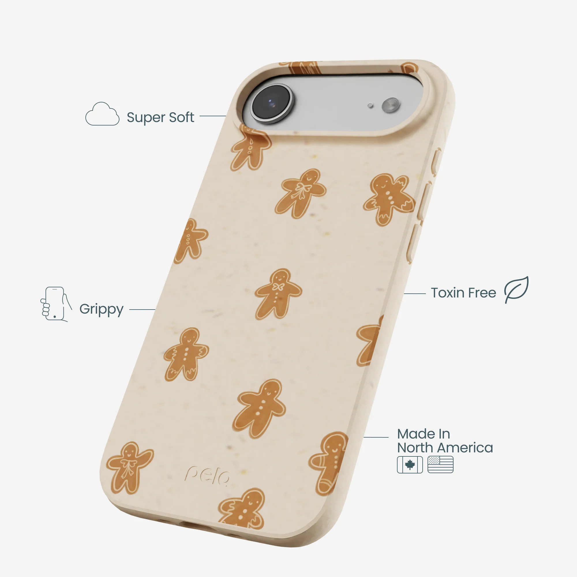 Seashell Gingerbread delight iPhone Air Case - Image 4