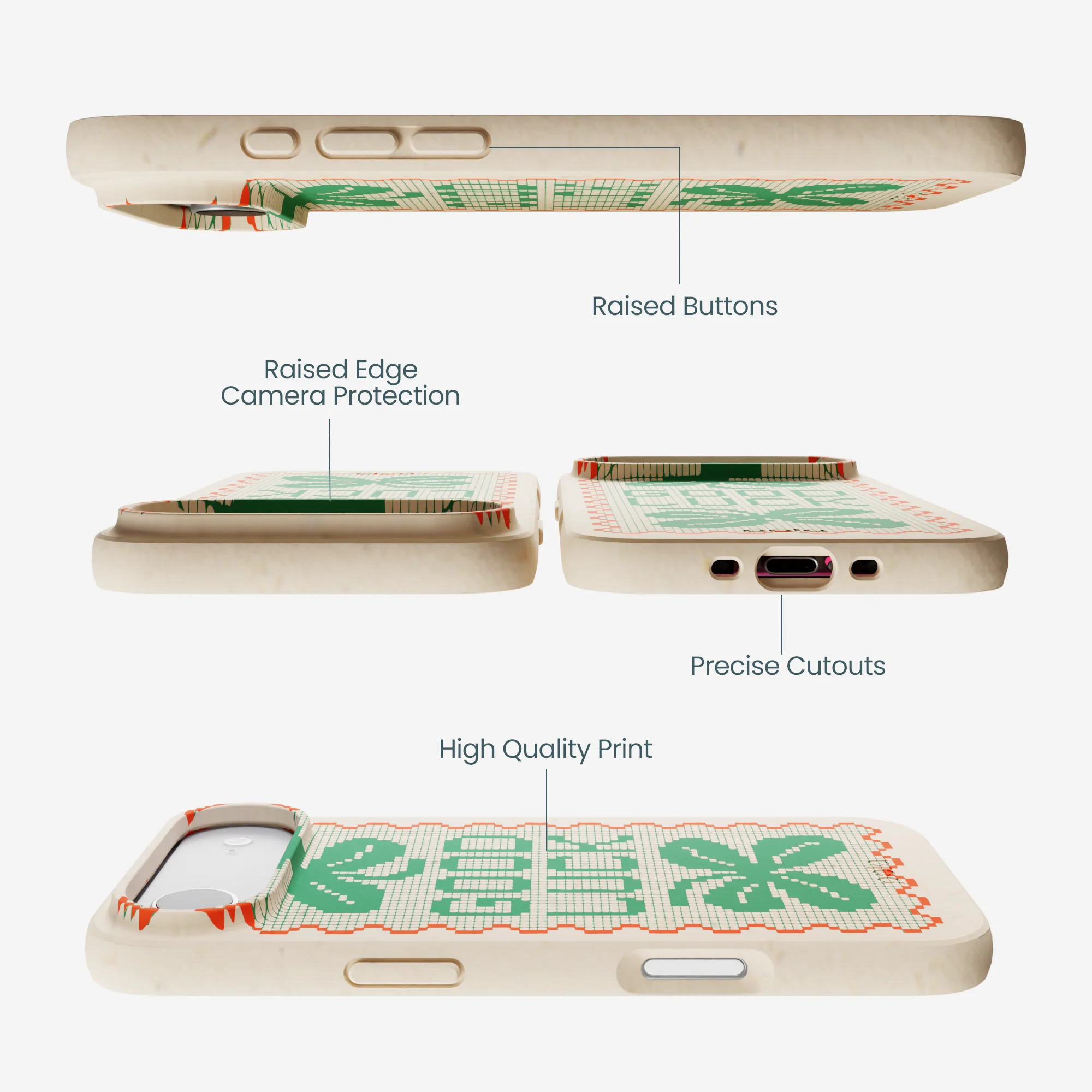 Seashell Good Luck Lace iPhone Air Case - Image 3