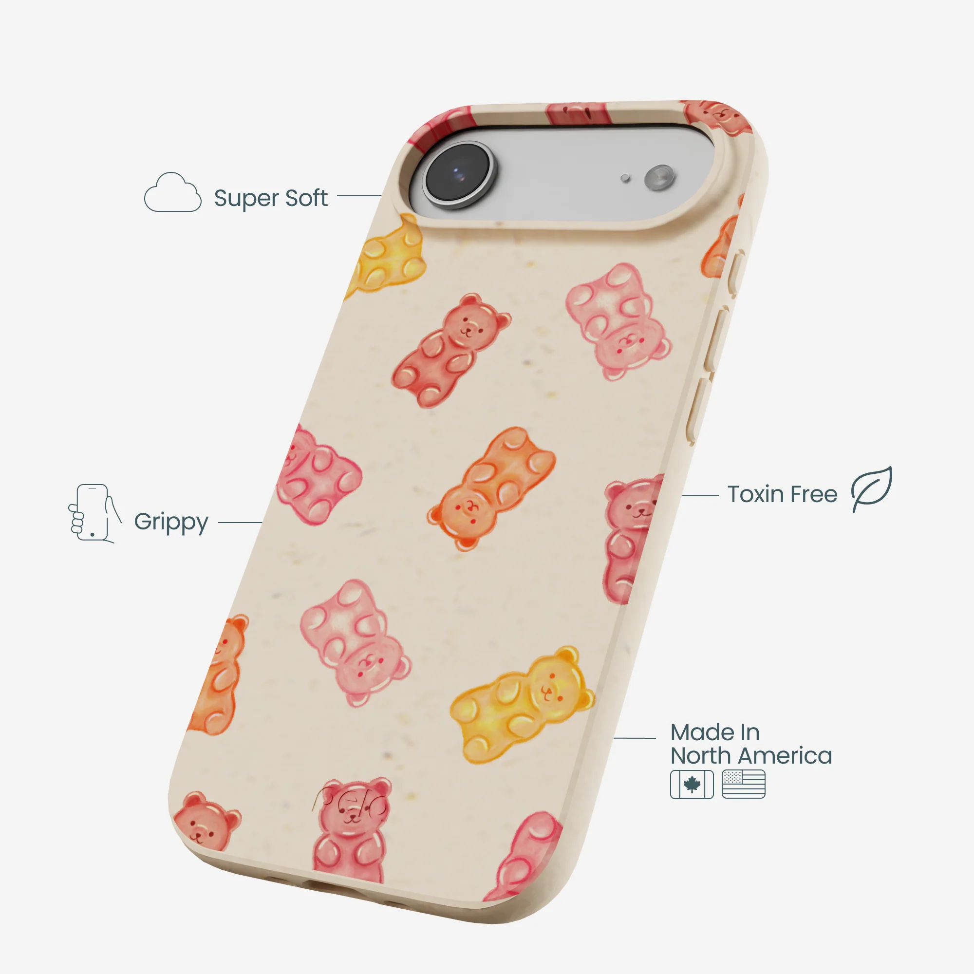 Seashell Gummy Bears iPhone Air Case - Image 4