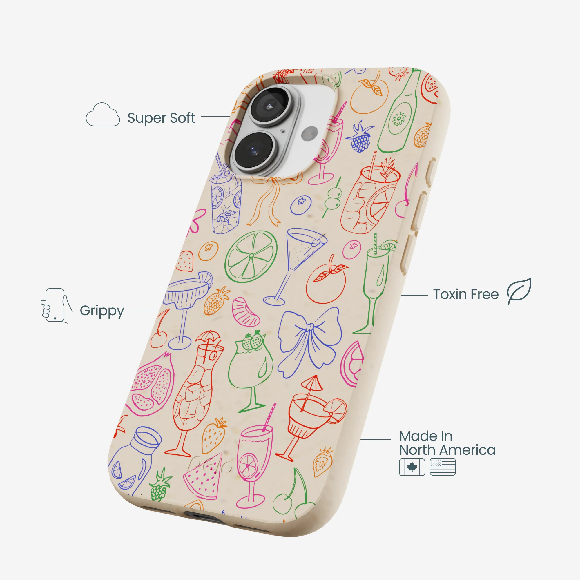 Seashell Happy Hour iPhone 17 Case - Image 3