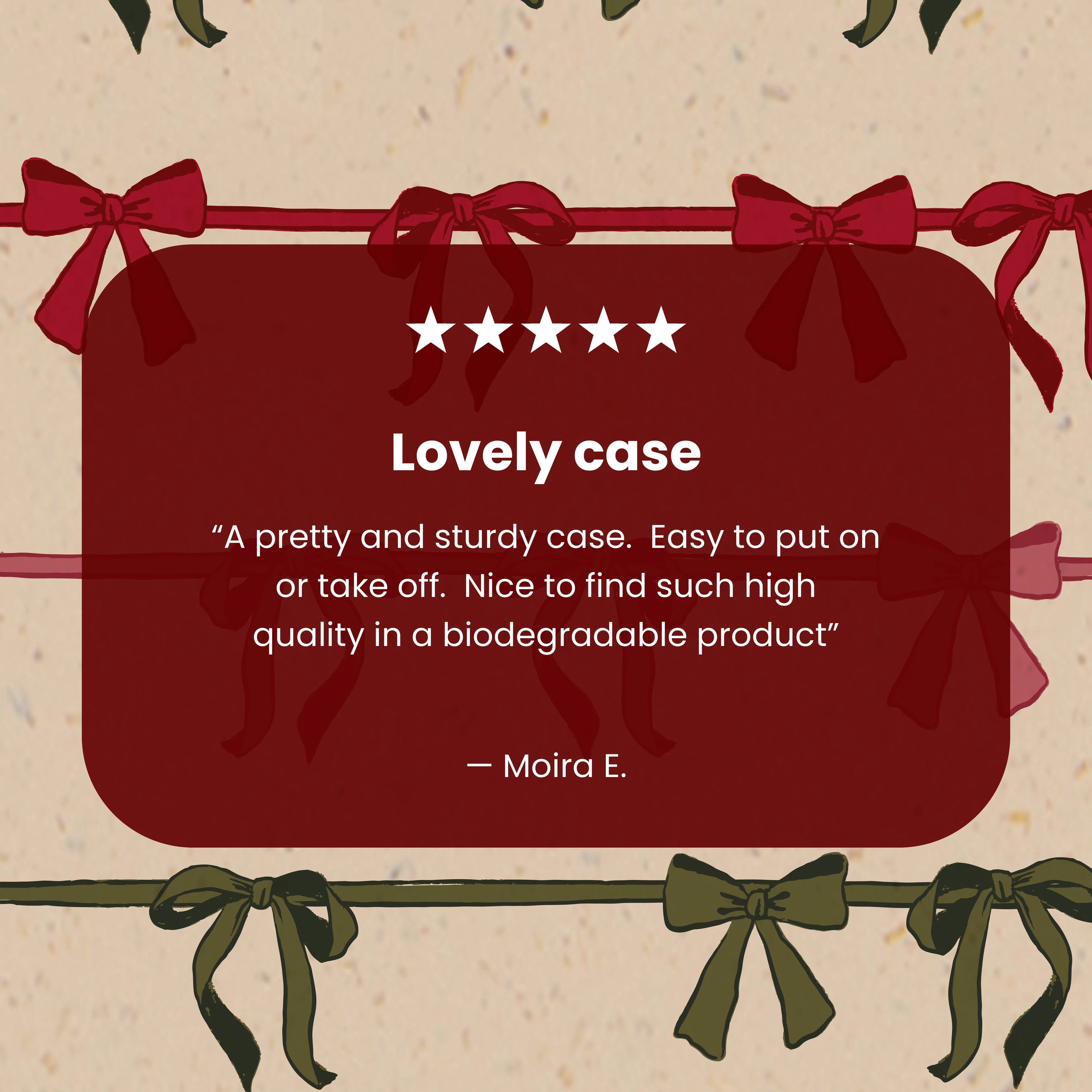 Seashell Holiday Bows iPhone Air Case - Image 8
