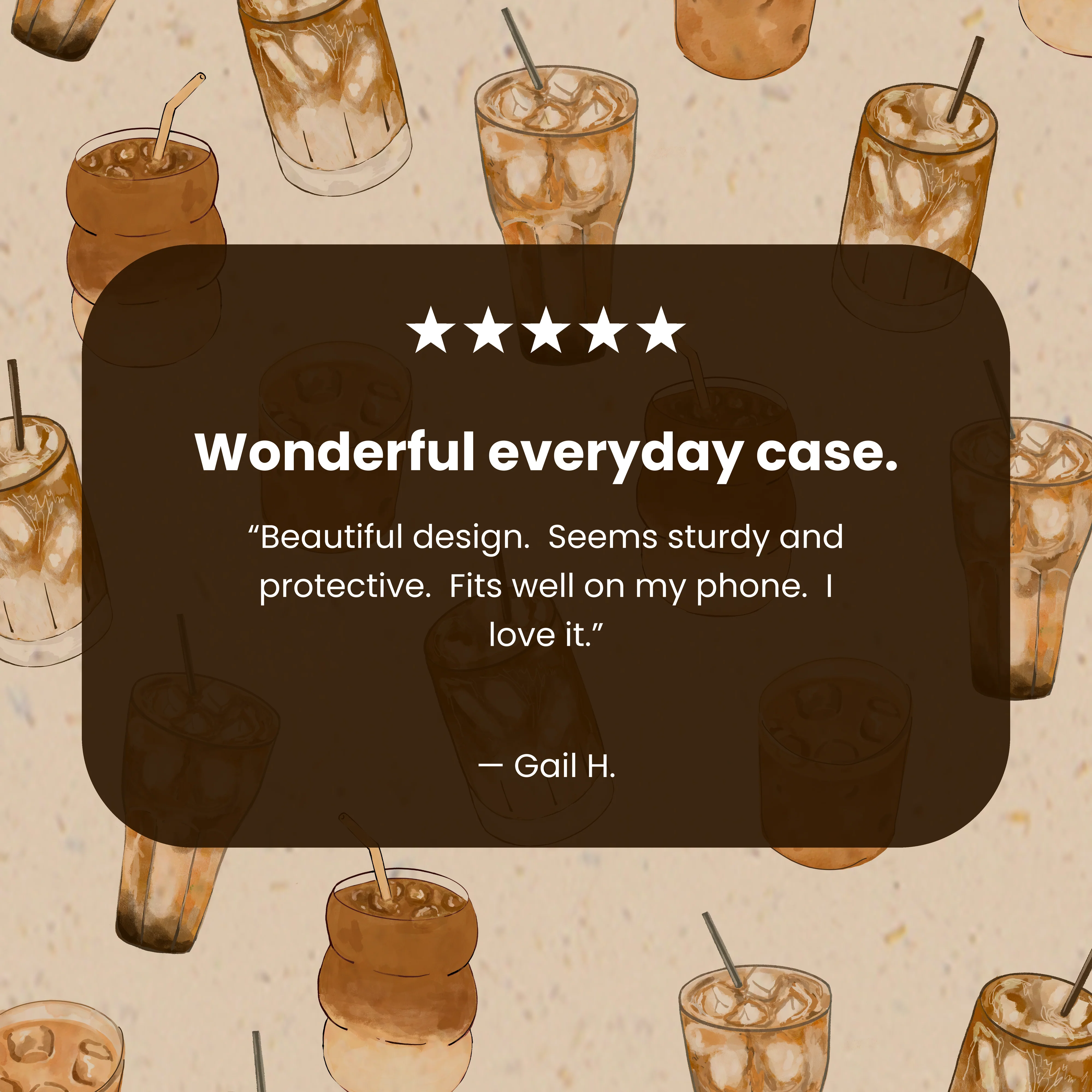 Seashell Latte Love Google Pixel 8a Case - Image 4