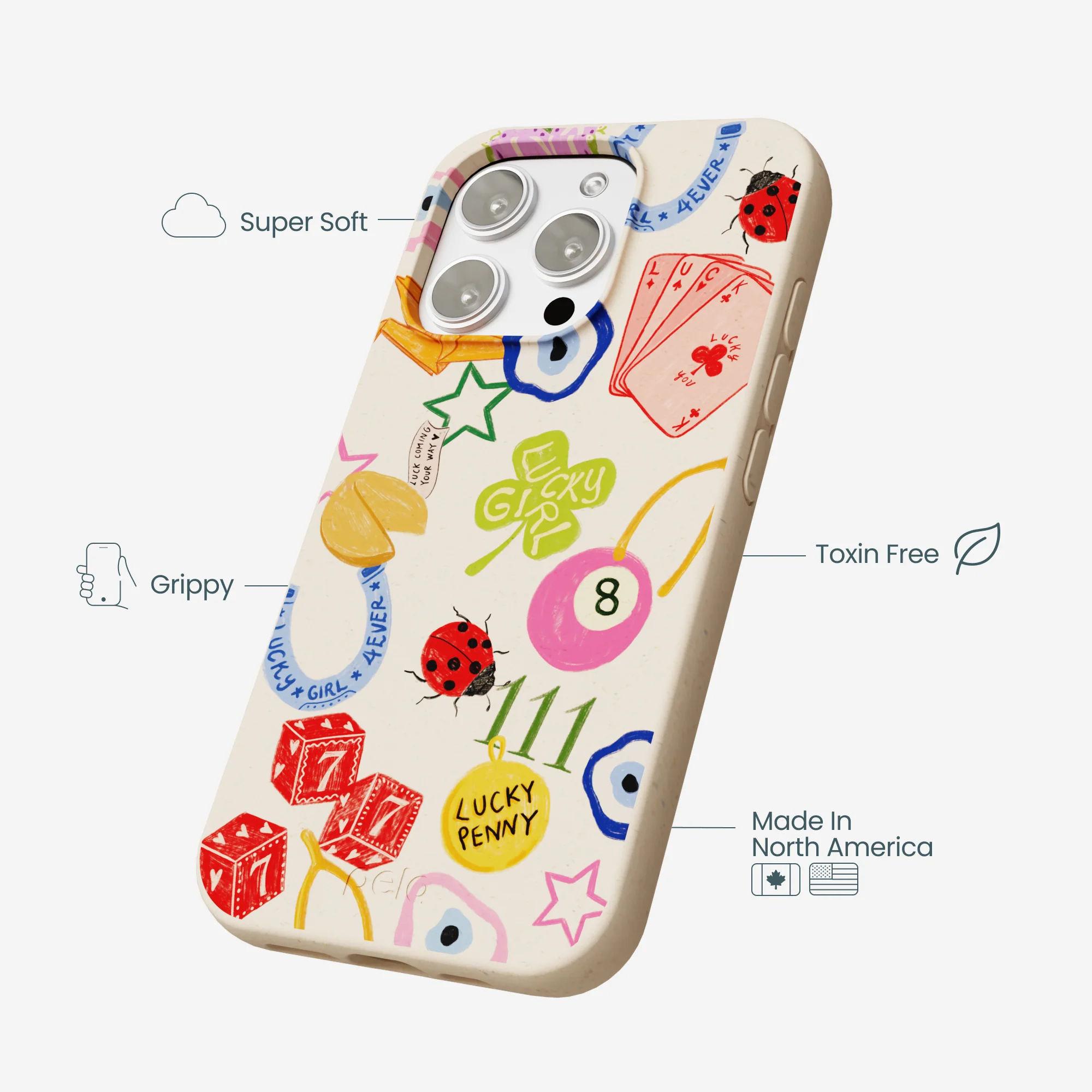 Seashell Lucky Me iPhone 16 Pro Max Case - Image 4