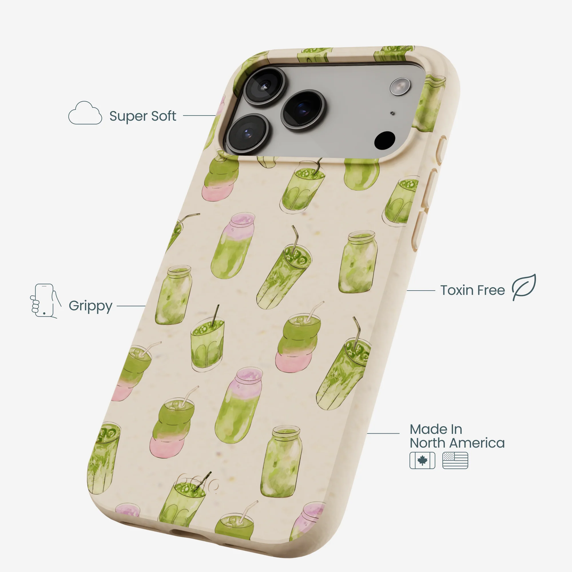 Seashell Matcha Love iPhone 17 Pro Max Case - Image 4