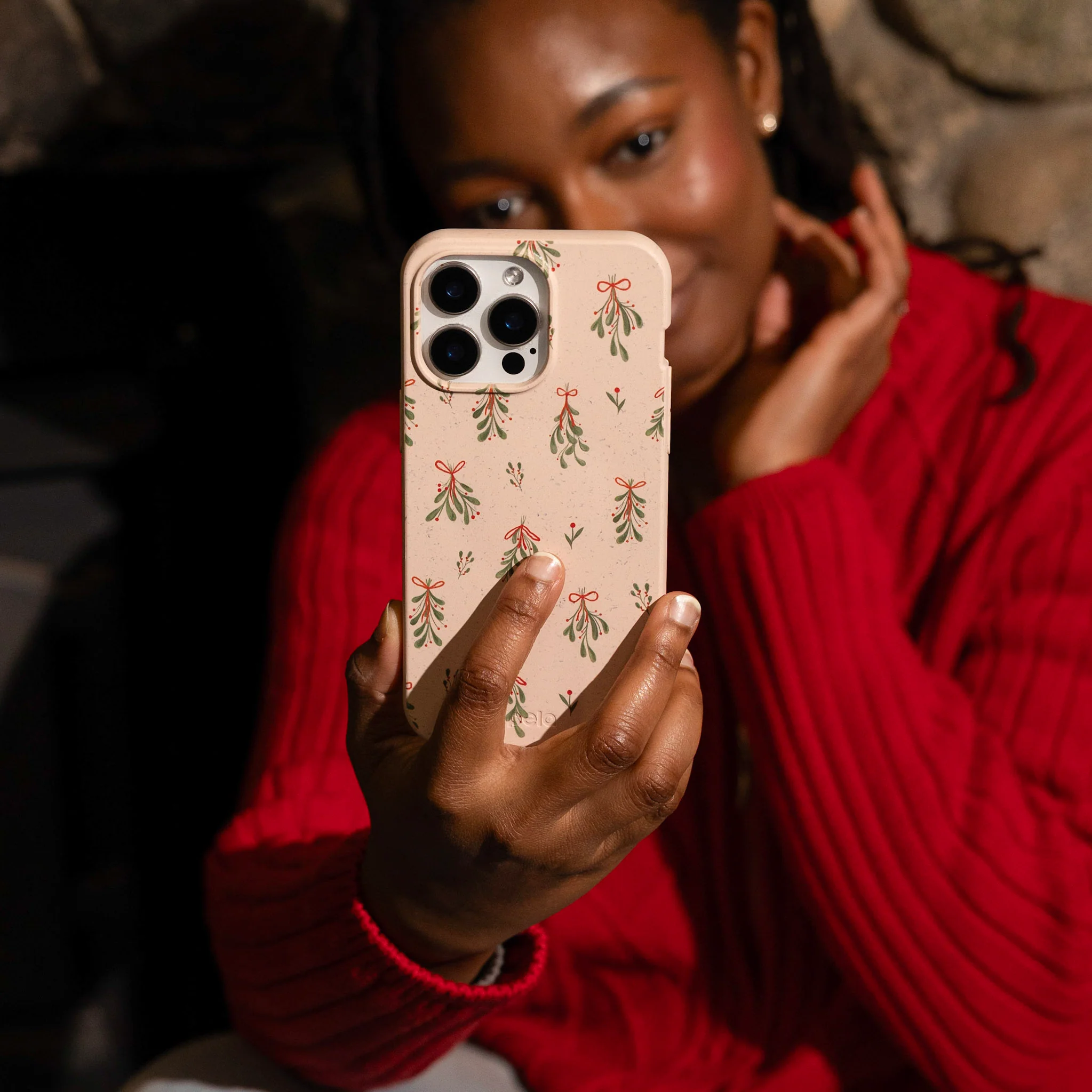 Seashell Merry Mistletoe Google Pixel 6a Case - Image 2