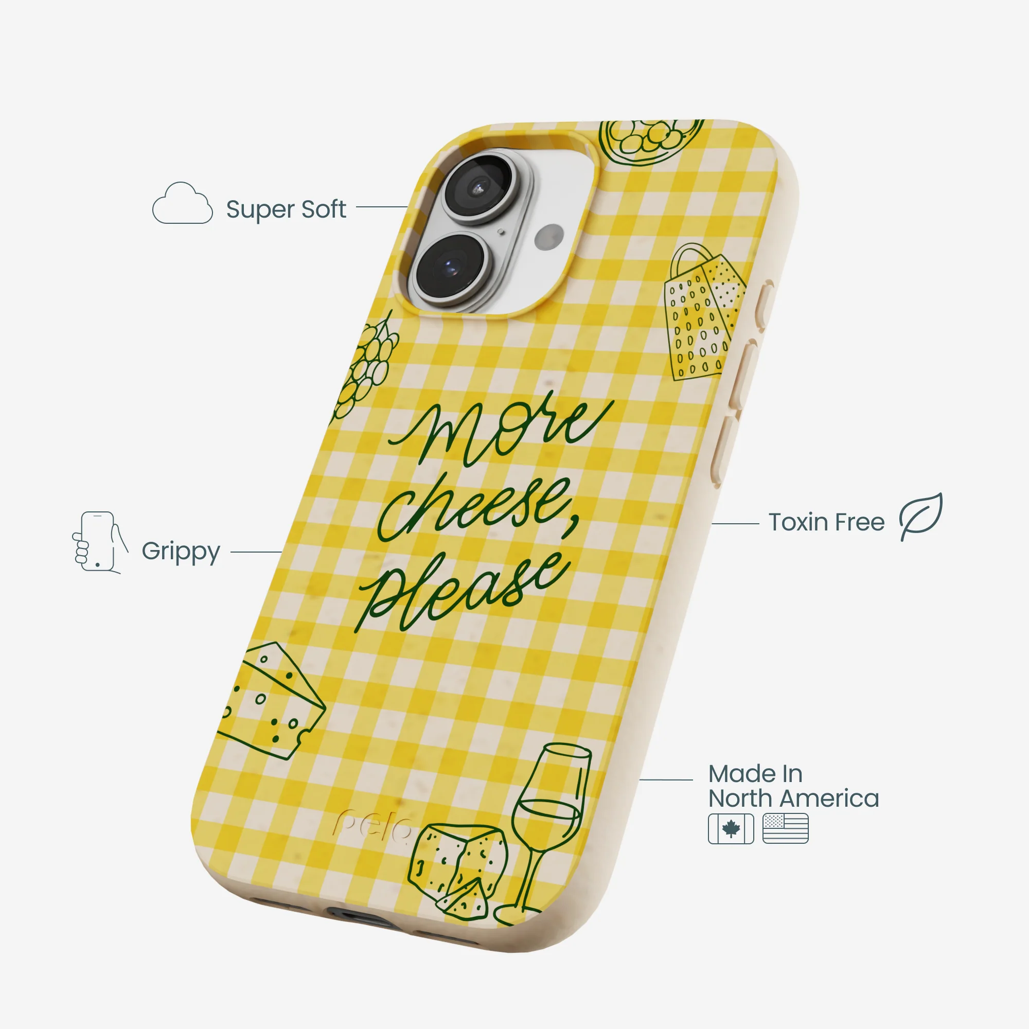 Seashell More Cheese iPhone 17 Case - Image 3