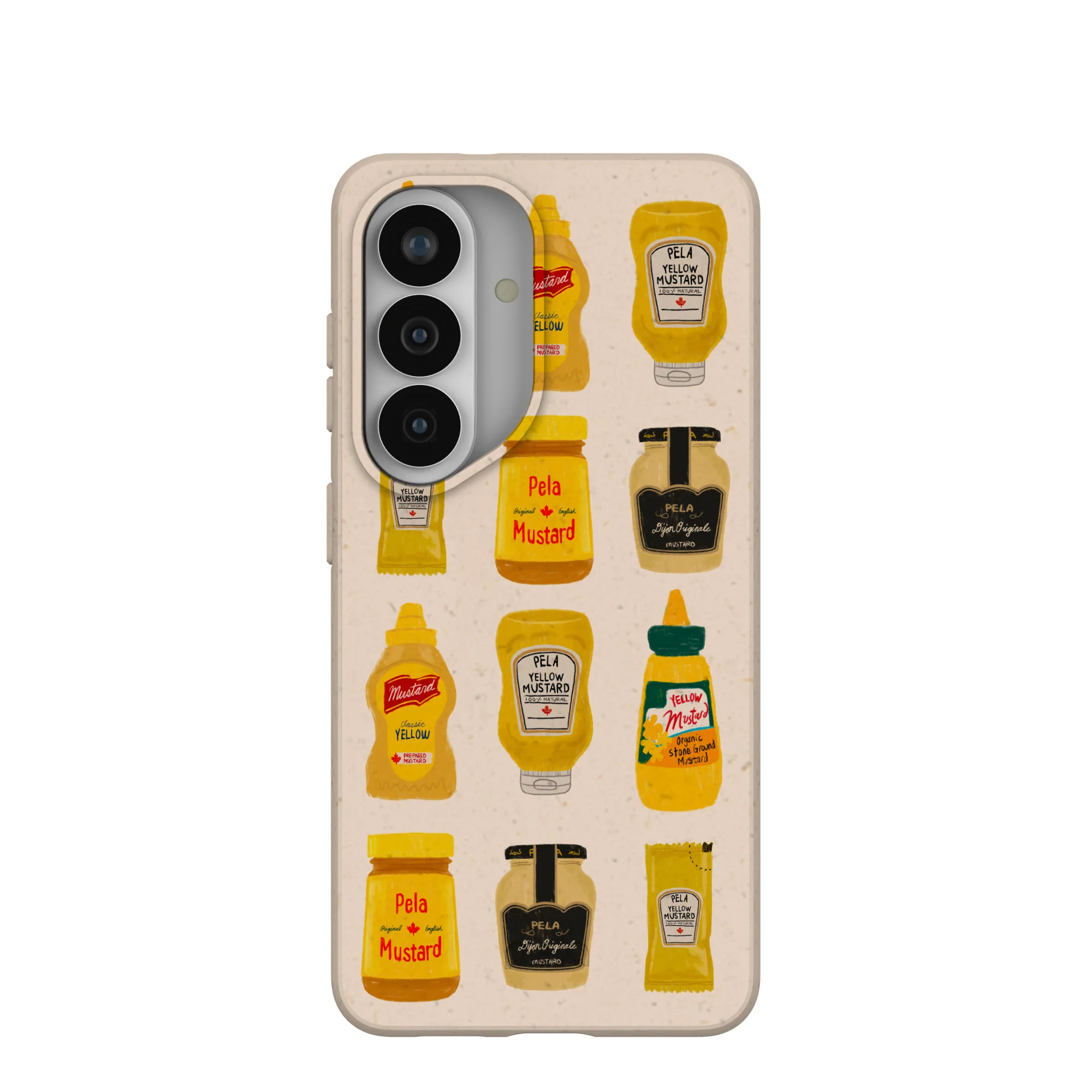 Seashell Mustard Fan Samsung Galaxy S26 Case