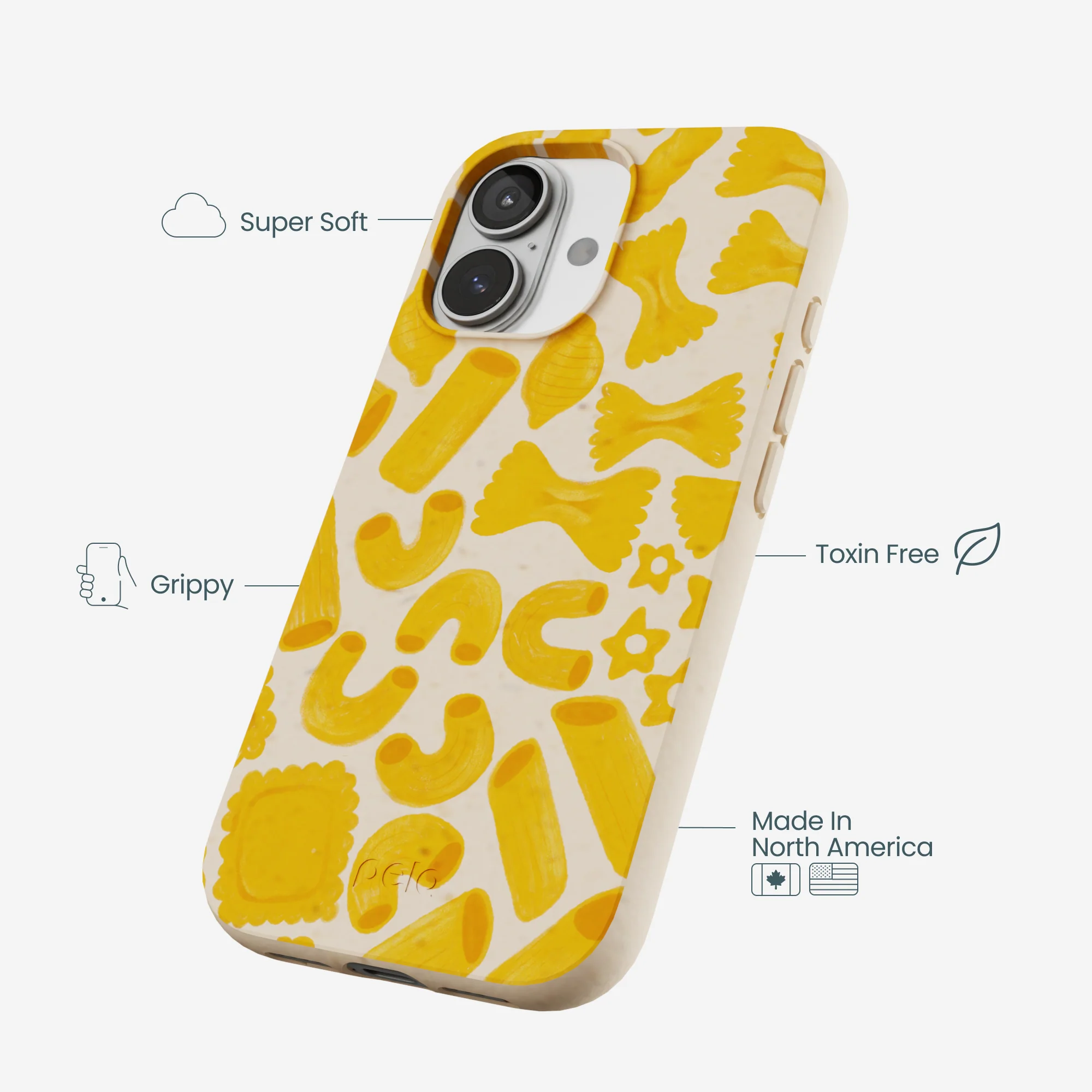 Seashell Noodle Fiesta iPhone 17 Case - Image 3