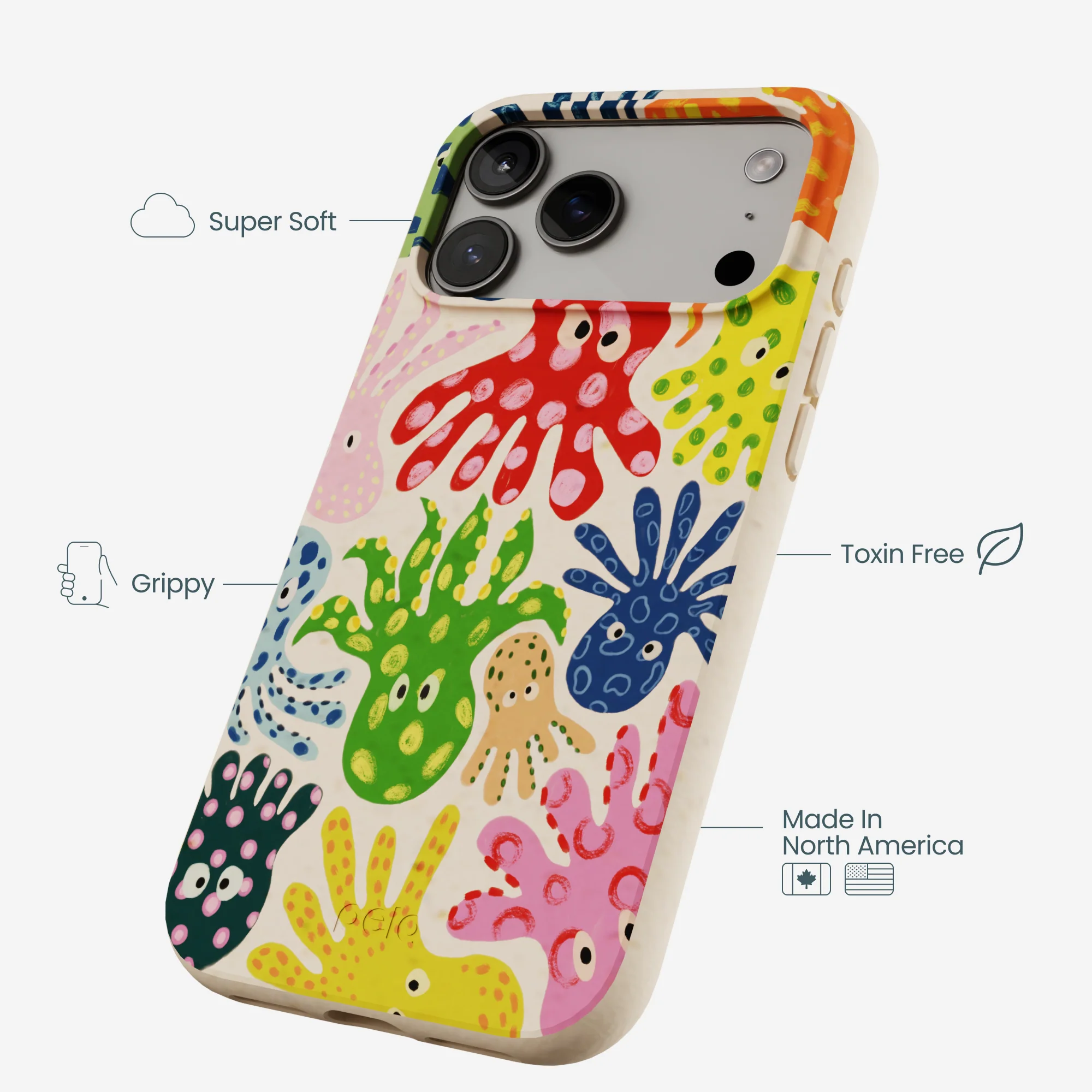 Seashell Octopi iPhone 17 Pro Max Case - Image 4