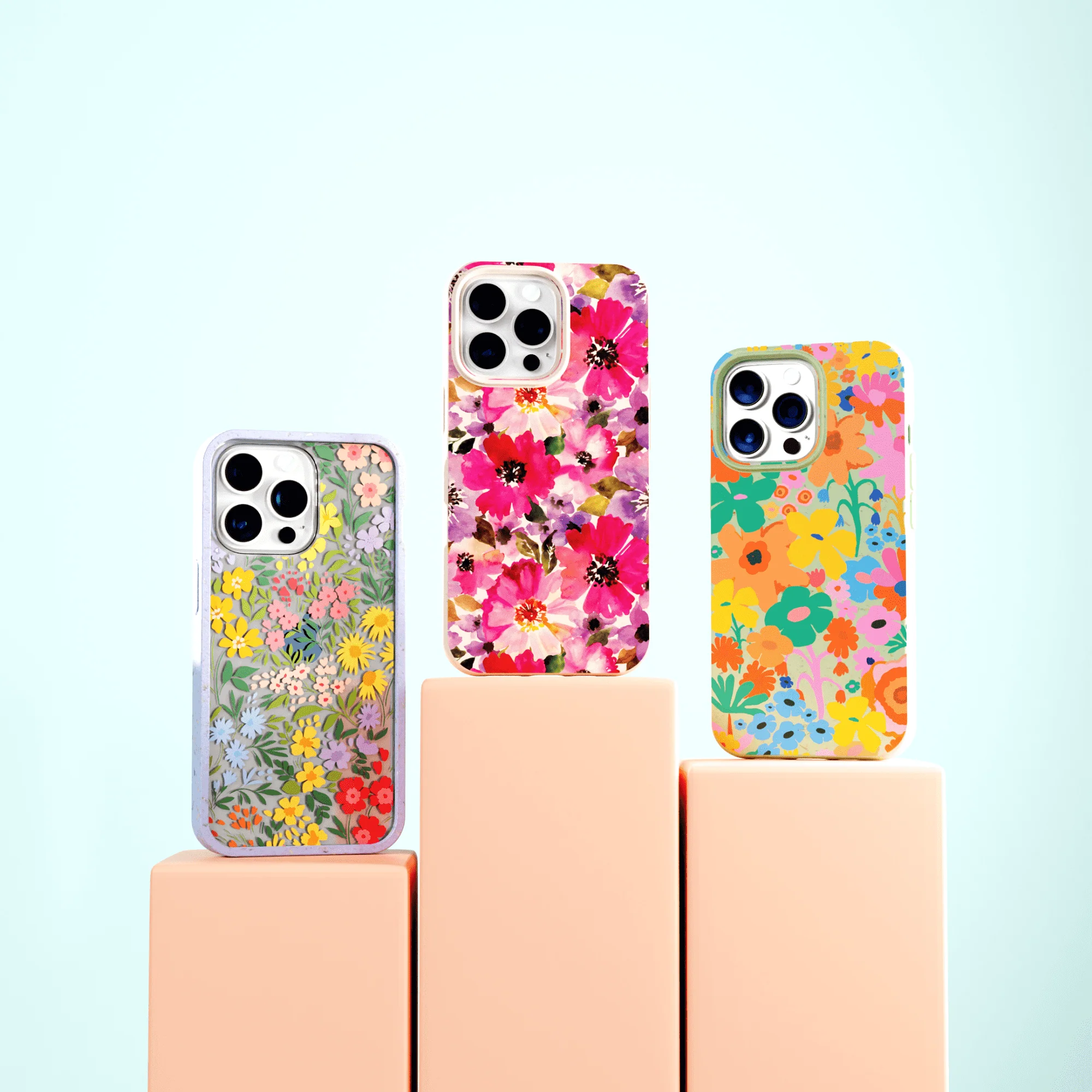 Seashell Painted Petals iPhone 14 Plus Case - Image 8