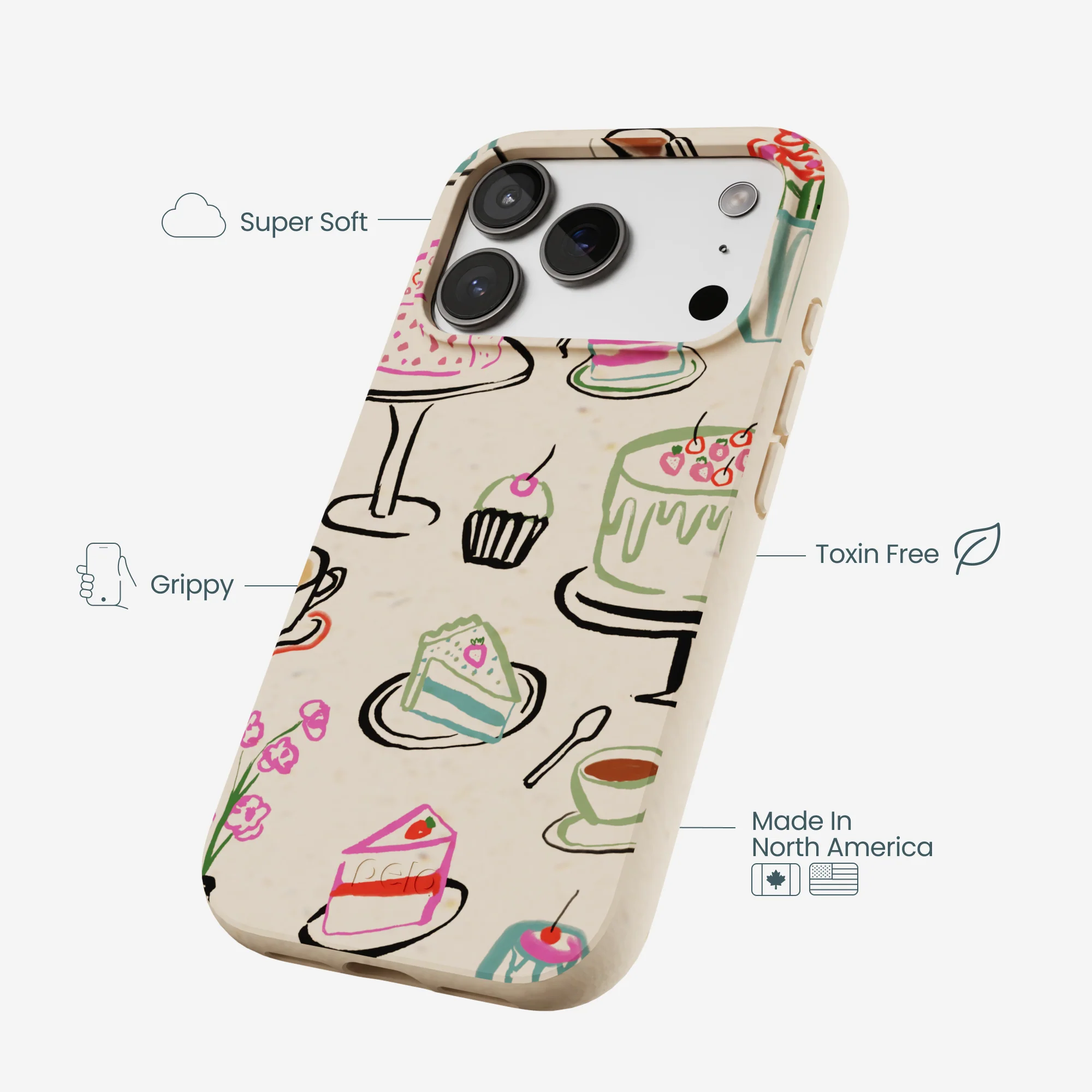 Seashell Pastry Hour iPhone 17 Pro Case - Image 3
