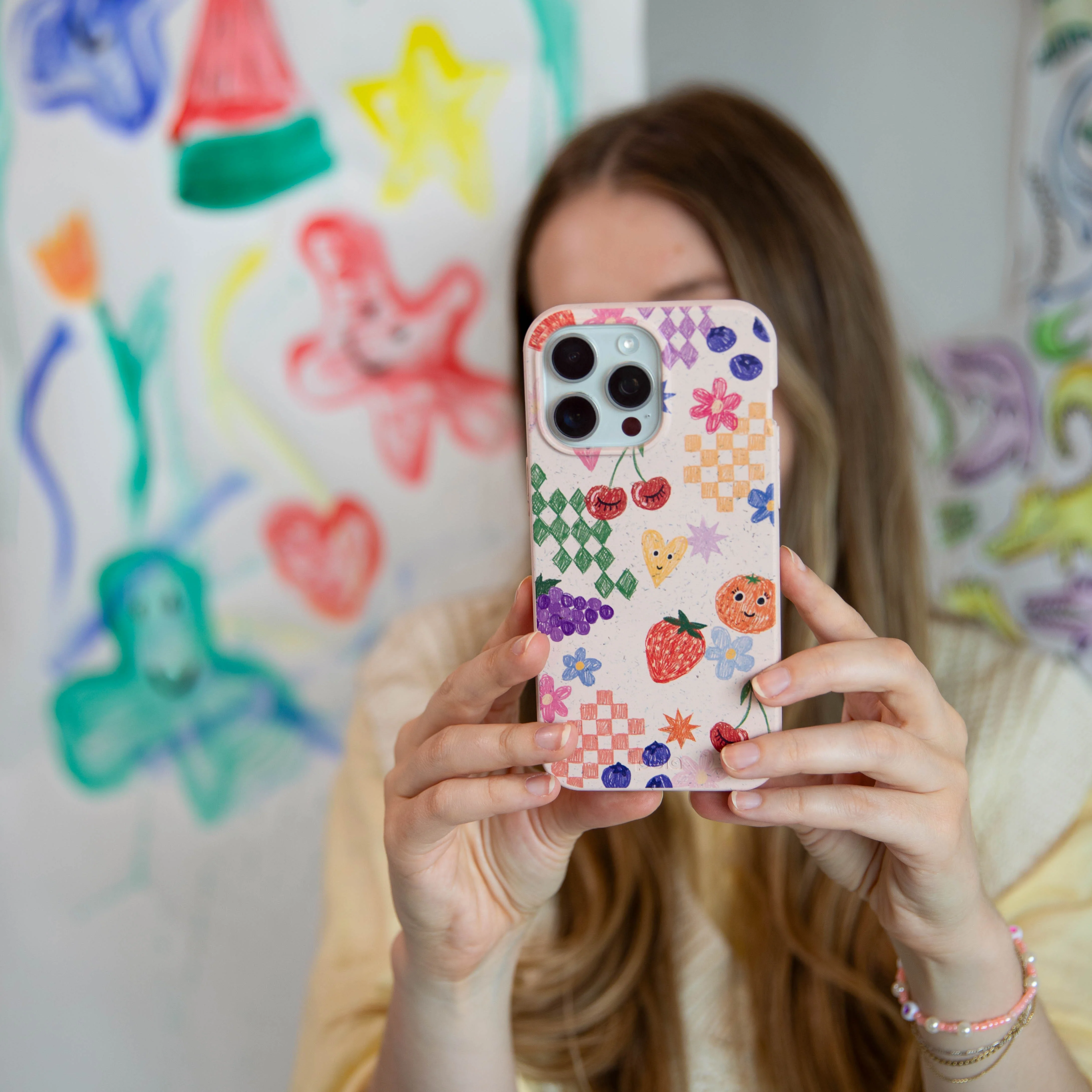 Seashell Pencil Doodles Google Pixel 6a Case - Image 5