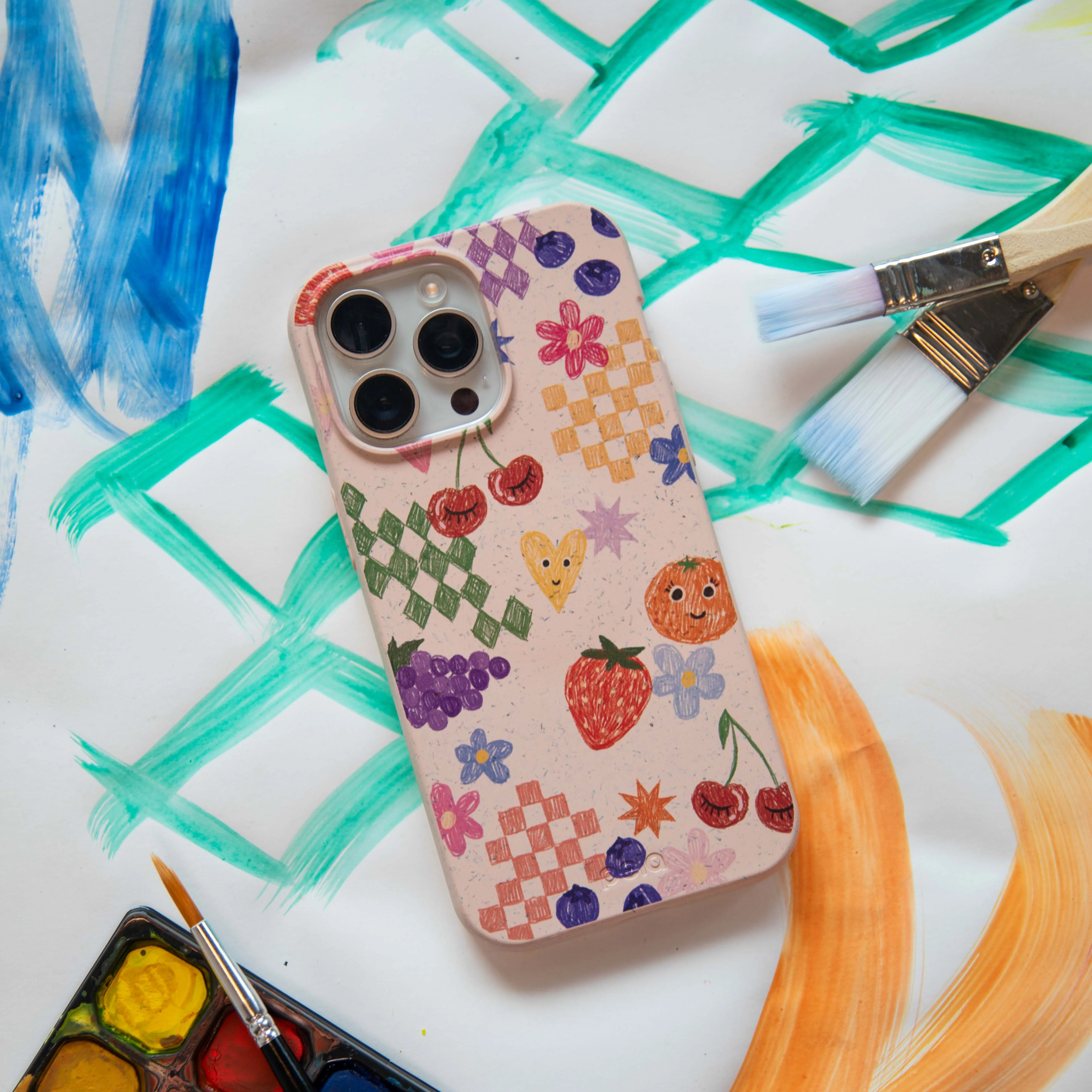 Seashell Pencil Doodles Google Pixel 8 Pro Case - Image 2