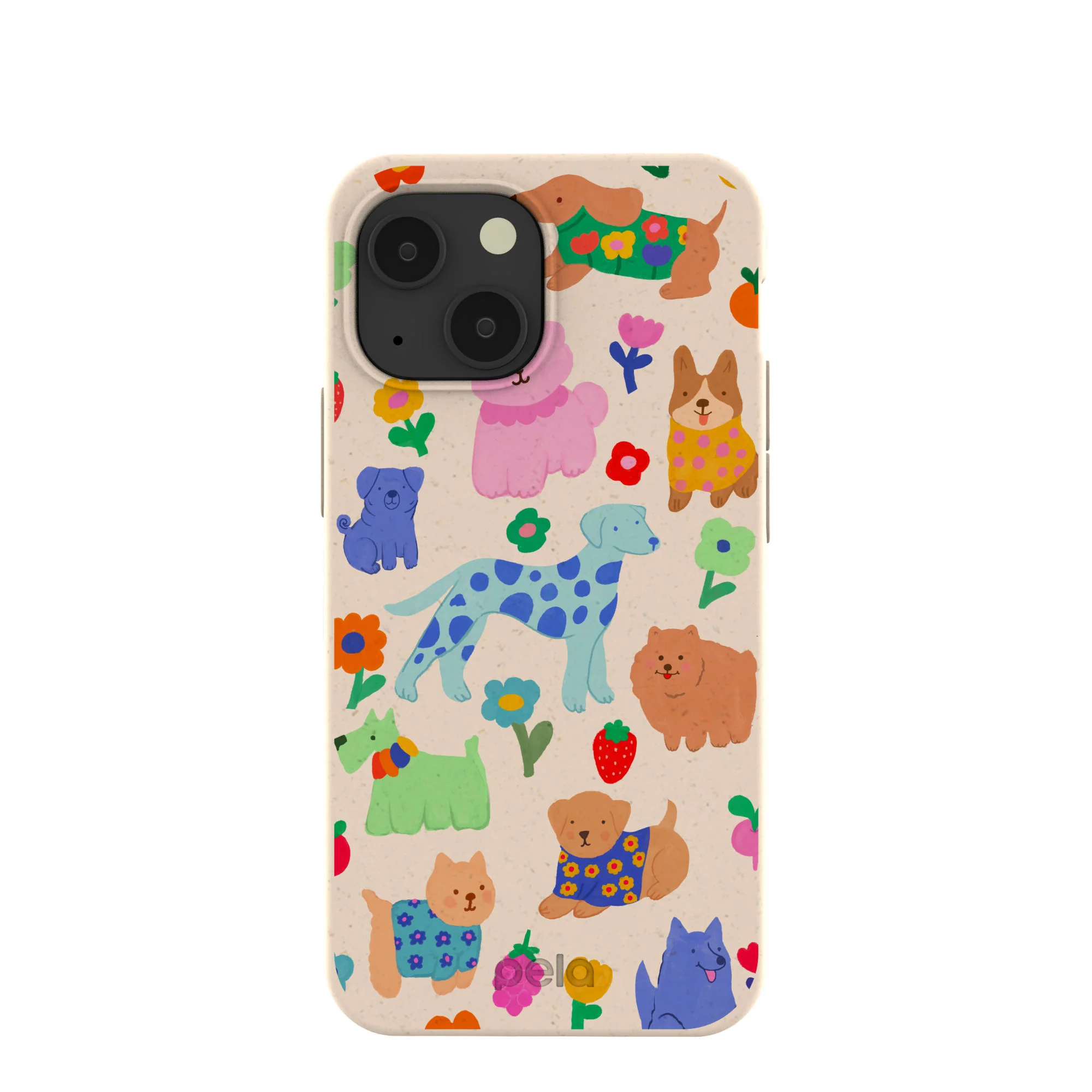 Seashell Pup Bloom iPhone 13 Mini Case