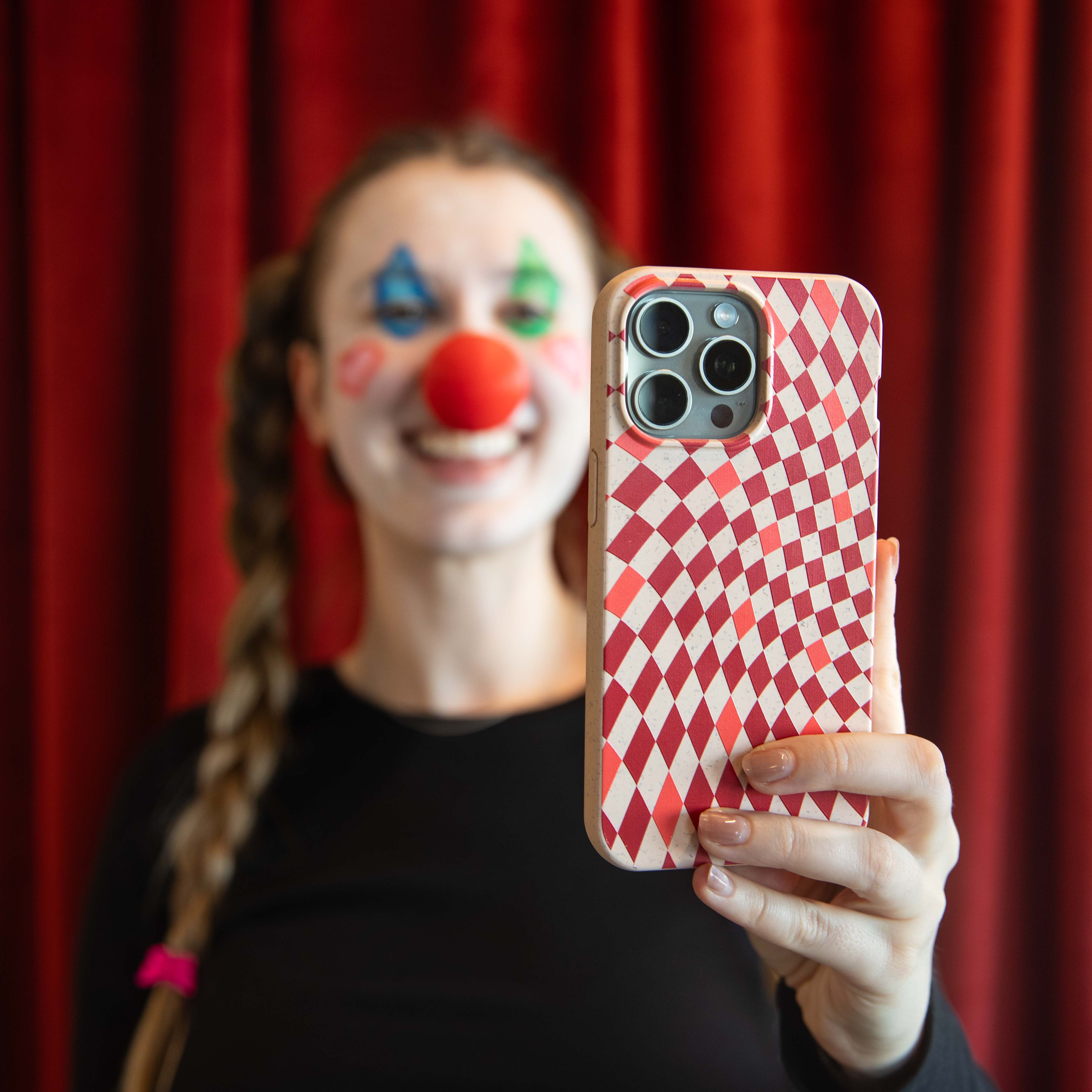 Seashell Red Checks Google Pixel 8 Pro Case - Image 5