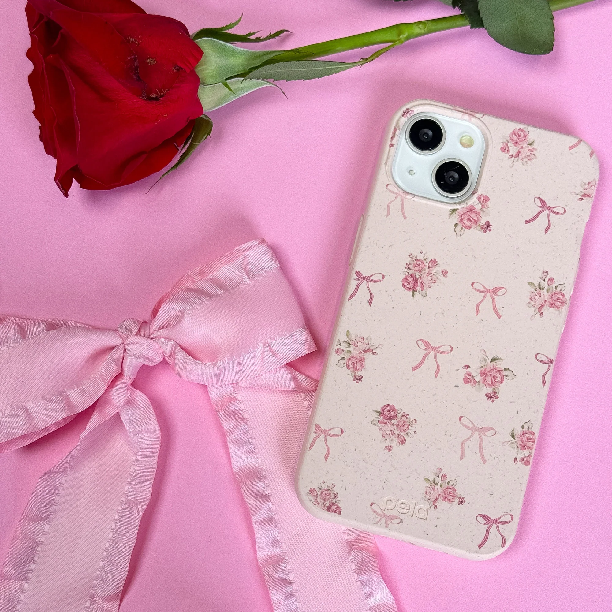 Seashell Roses and Bows Samsung Galaxy S25+(Plus) Case - Image 6