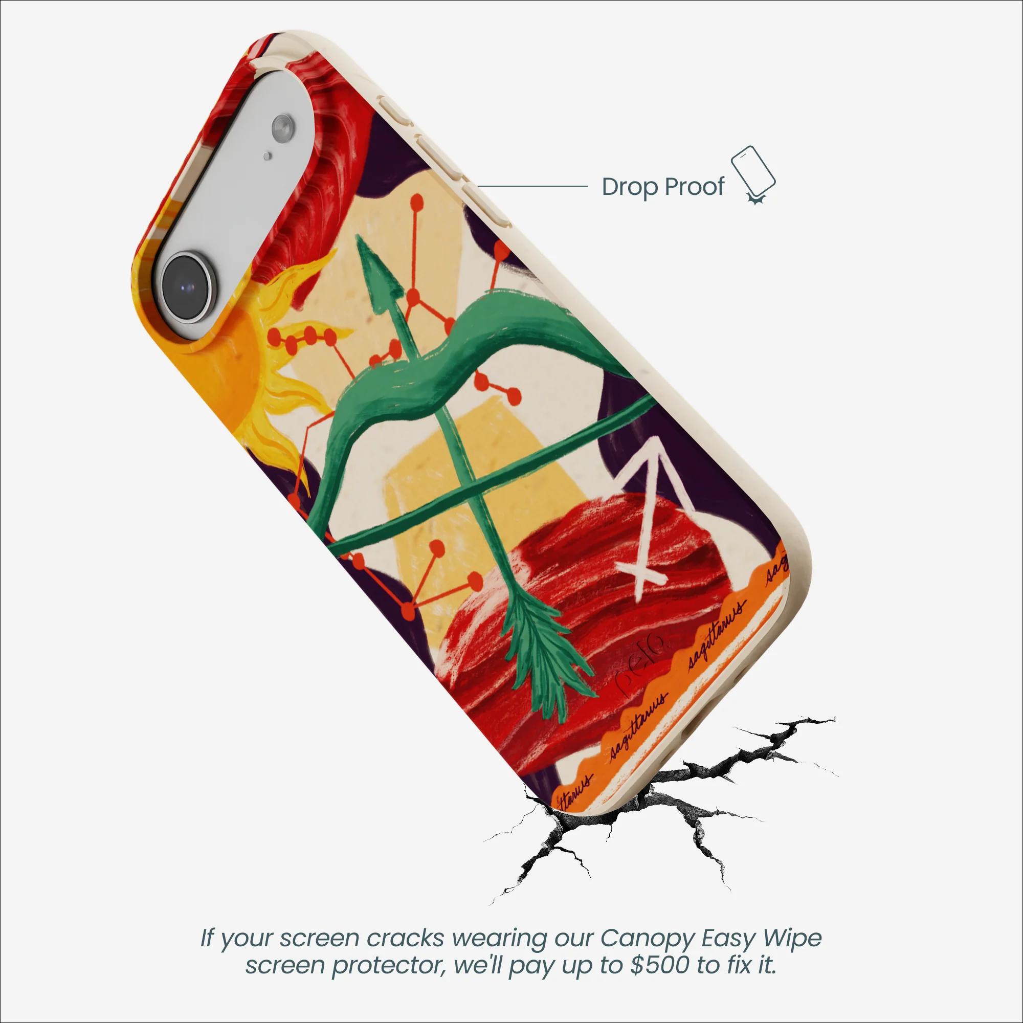 Seashell Sagittarius Archer iPhone Air Case - Image 4
