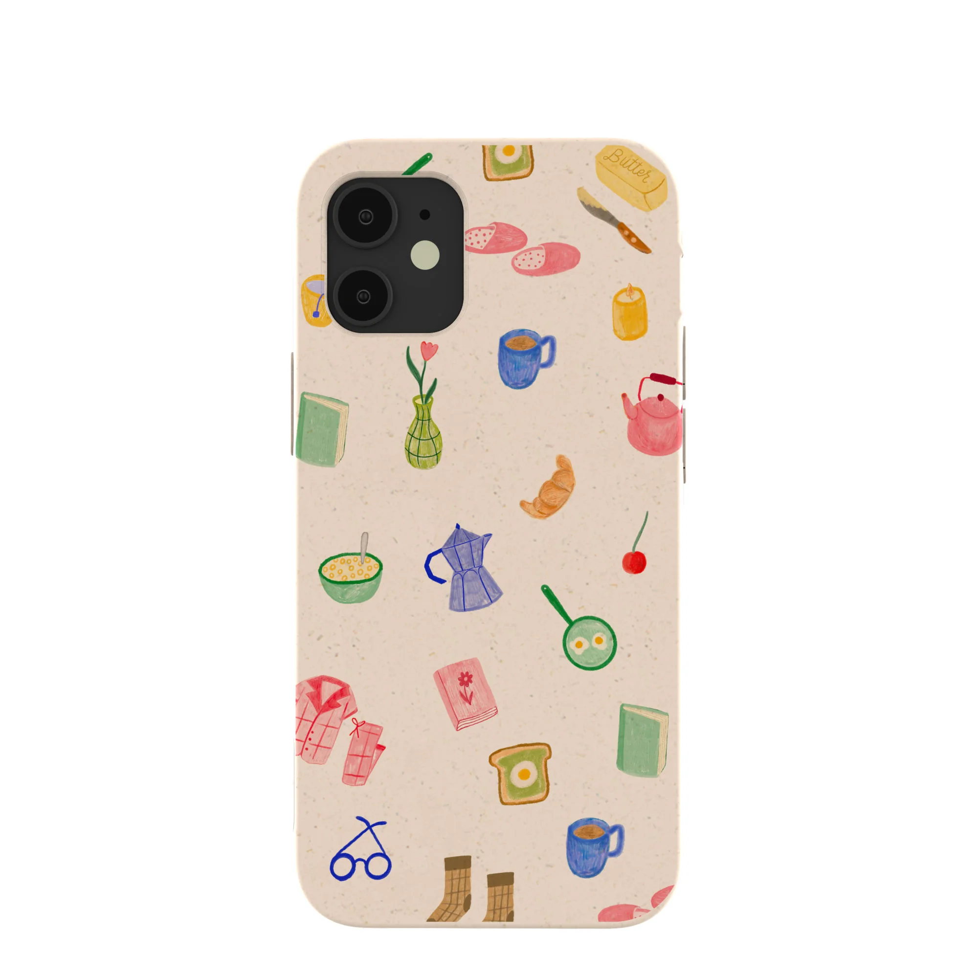 Seashell Slow Mornings iPhone 12 Mini Case