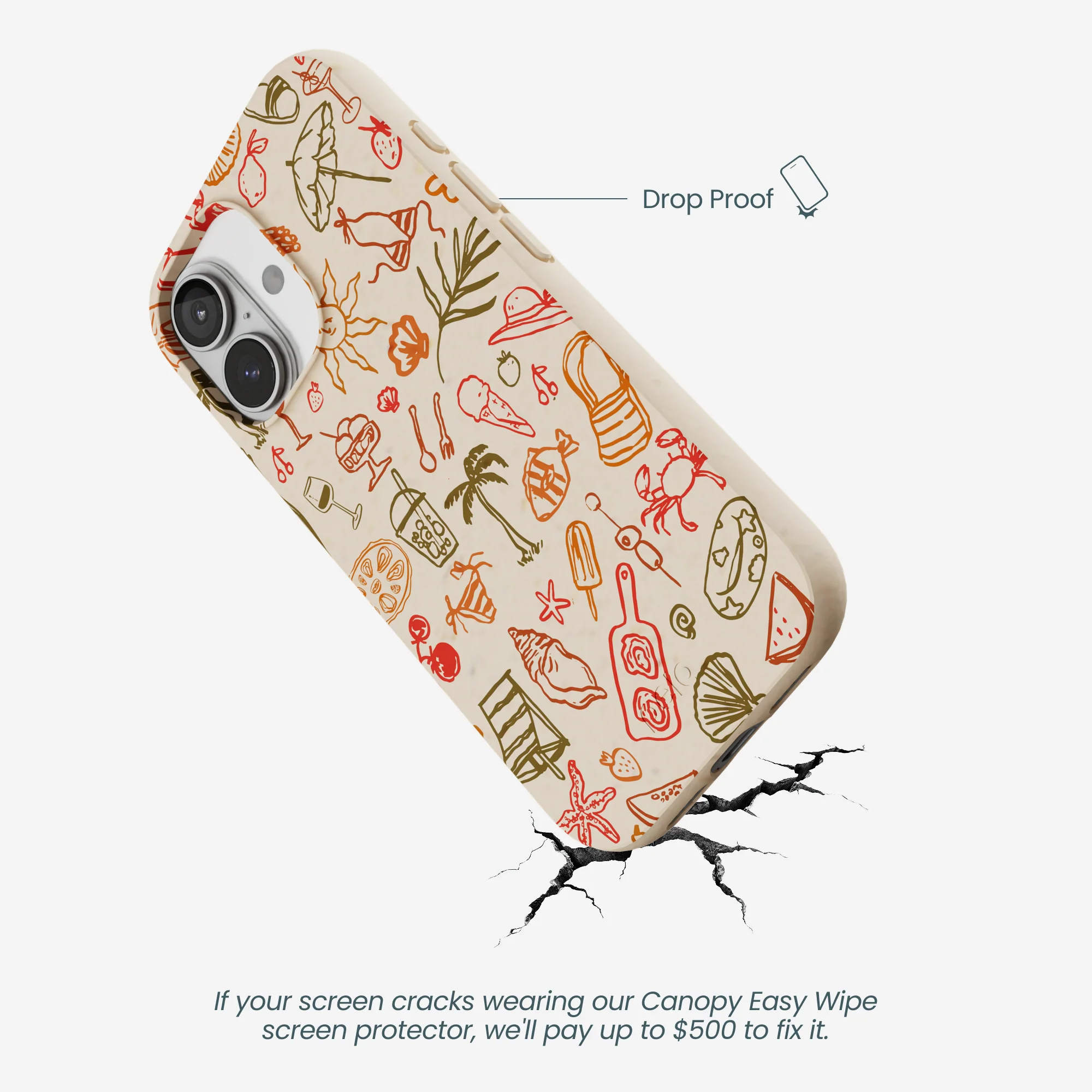 Seashell Sunkissed iPhone 17 Case - Image 4