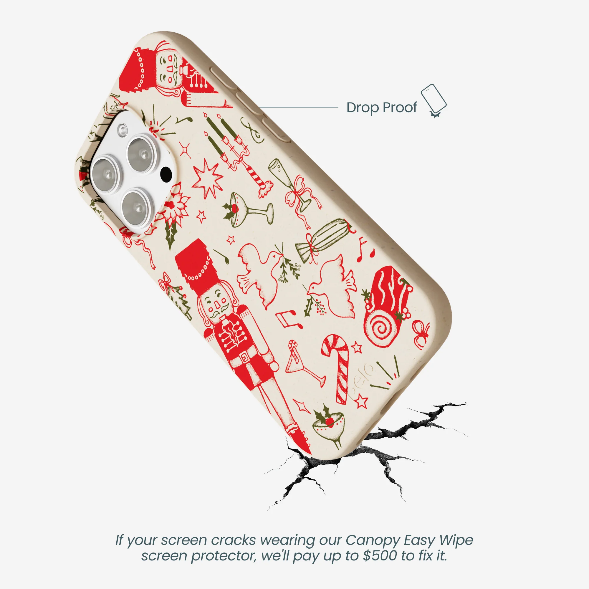 Seashell Sweet Nutcracker Mix iPhone 16 Pro Max Case - Image 5