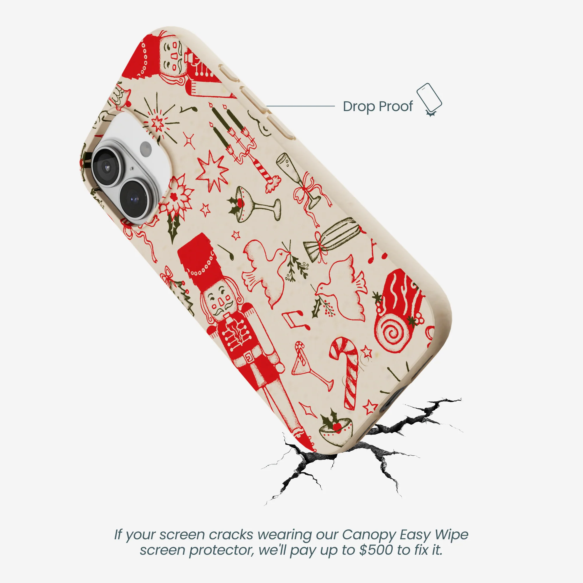 Seashell Sweet Nutcracker Mix iPhone 17 Case - Image 5