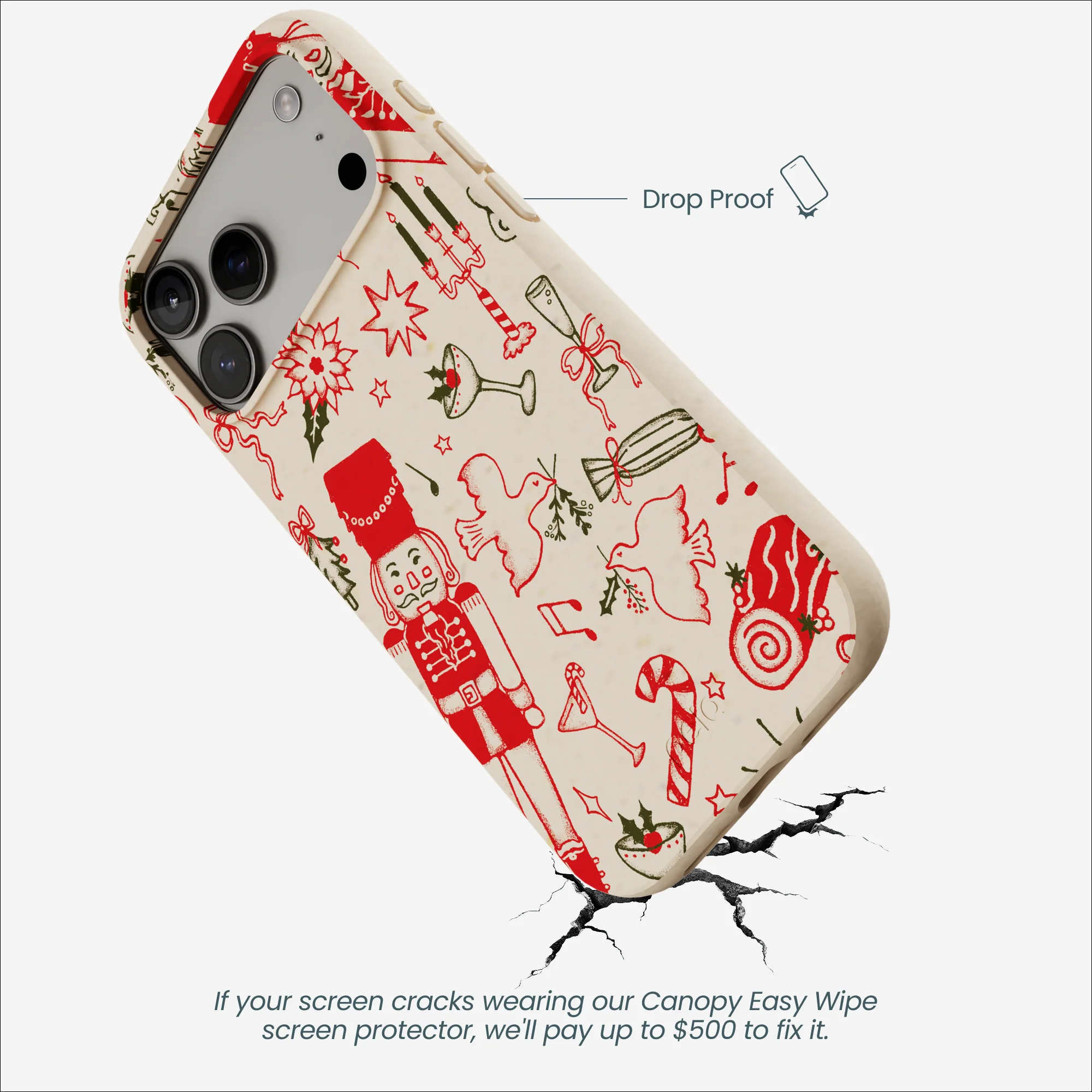 Seashell Sweet Nutcracker Mix iPhone 17 Pro Max Case - Image 5