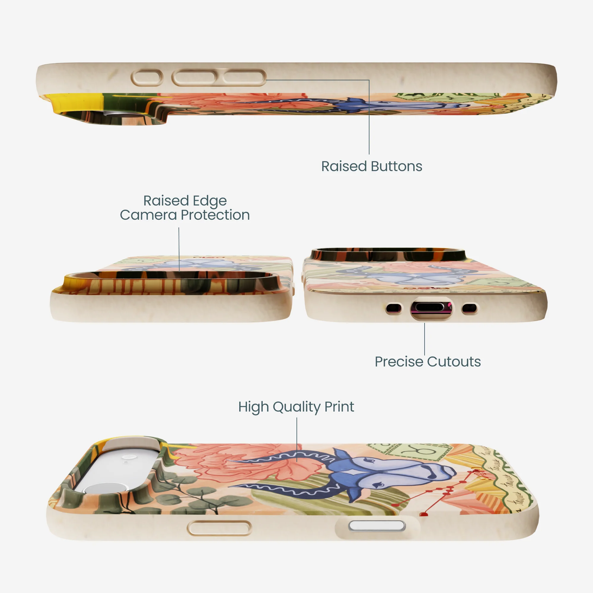 Seashell Taurus Bull iPhone Air Case - Image 2