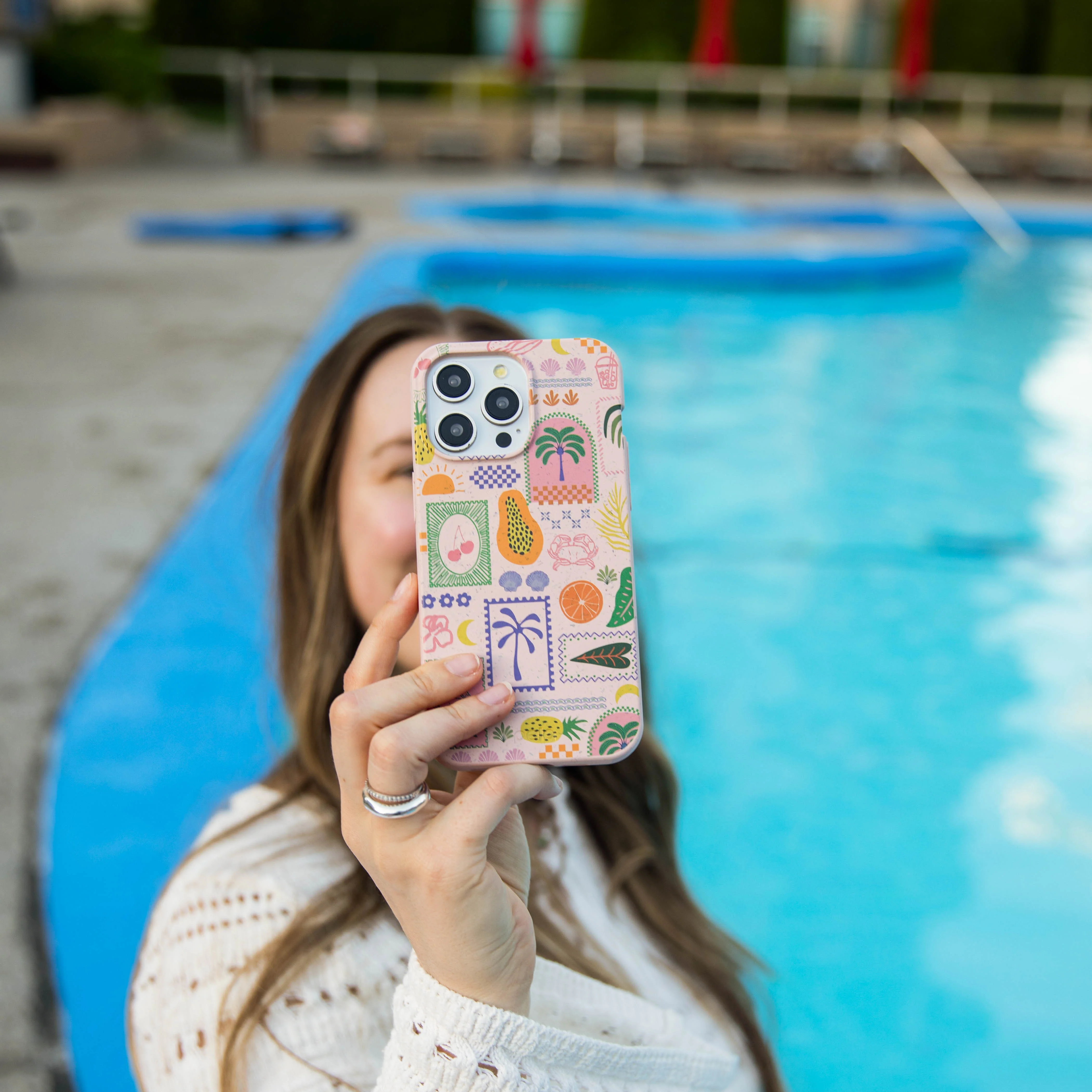 Seashell Tropic Muse iPhone 16 Plus Case - Image 6