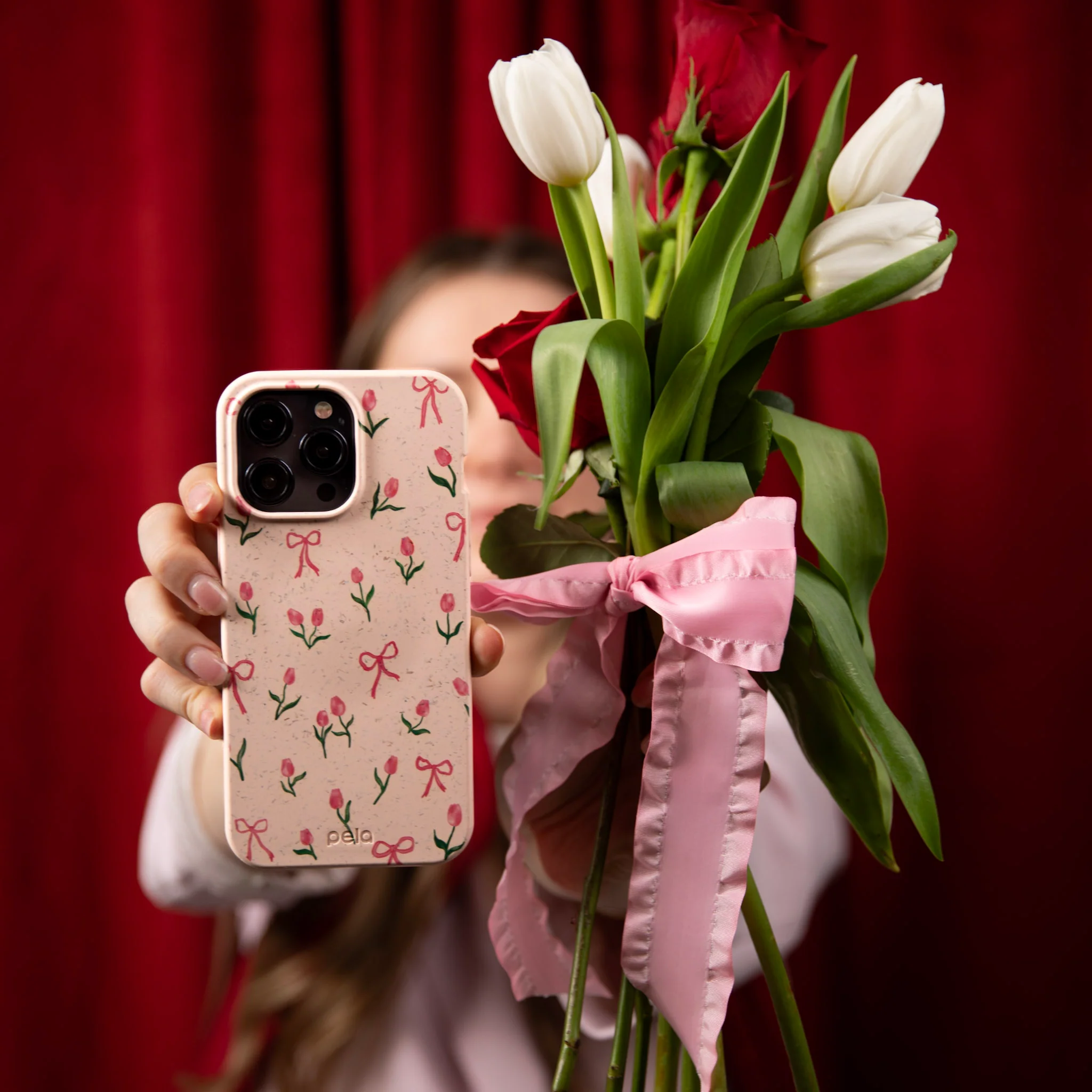 Seashell Tulip Bliss iPhone 12 Pro Max Case - Image 2