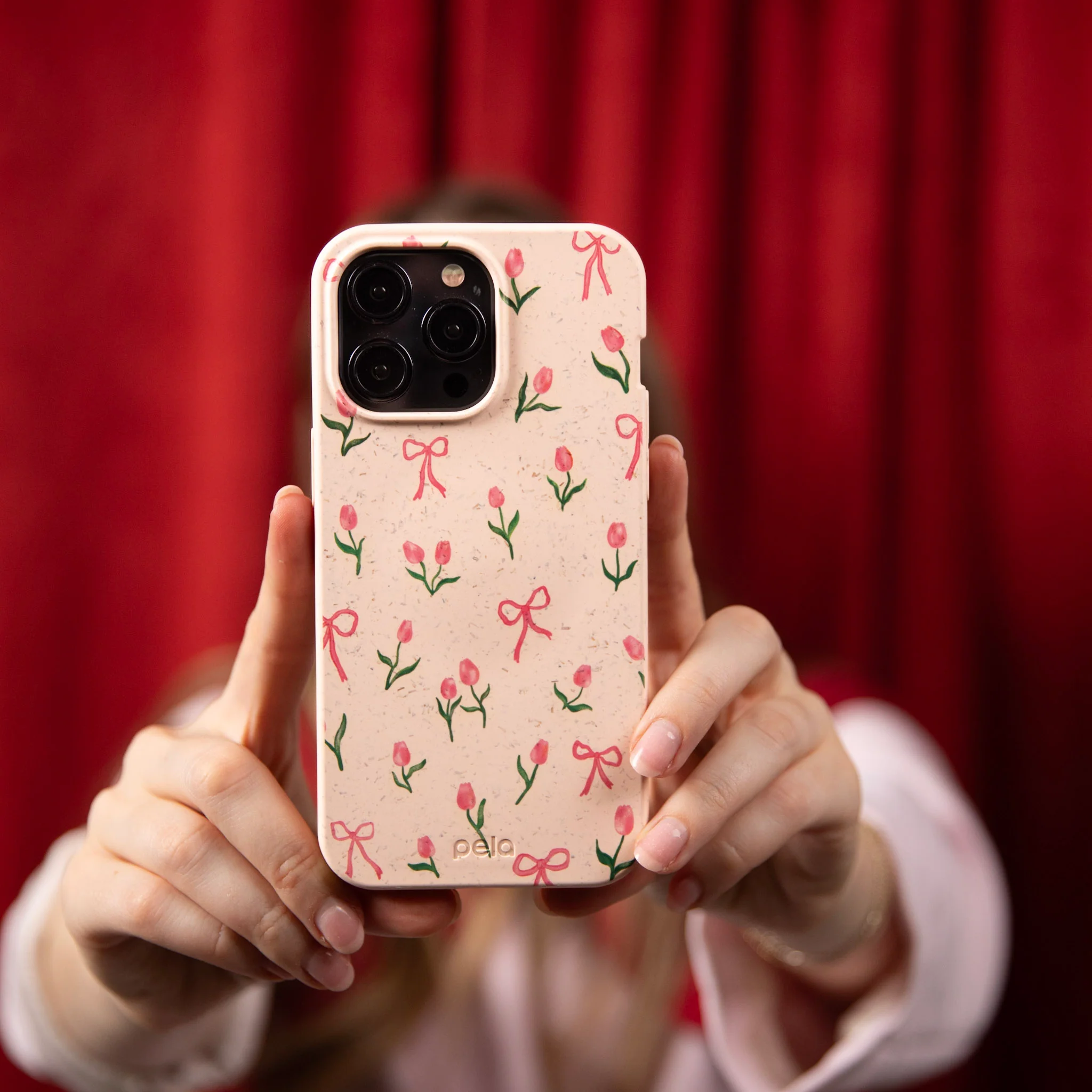 Seashell Tulip Bliss iPhone 16 Plus Case - Image 6
