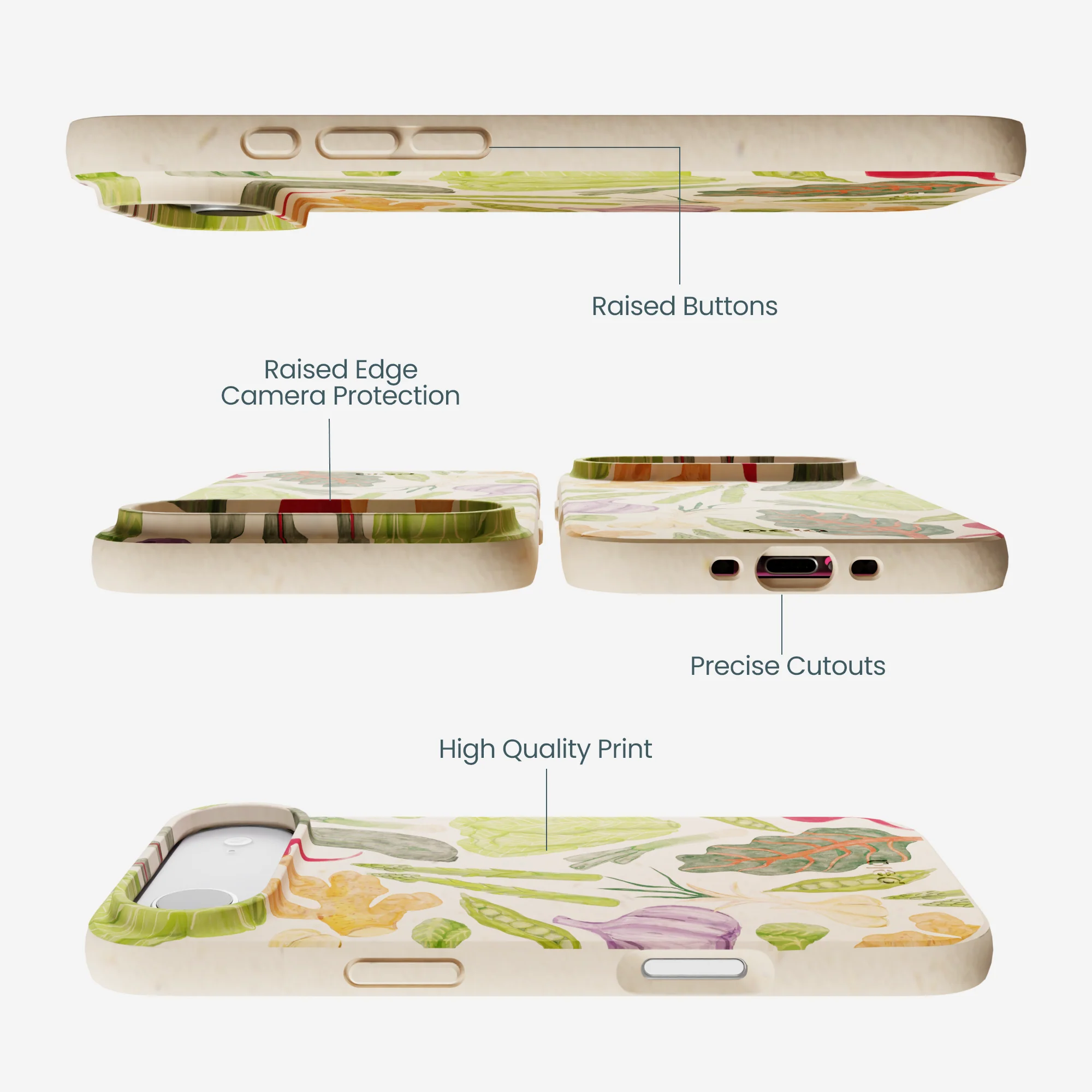 Seashell Veggie Patch iPhone Air Case - Image 3