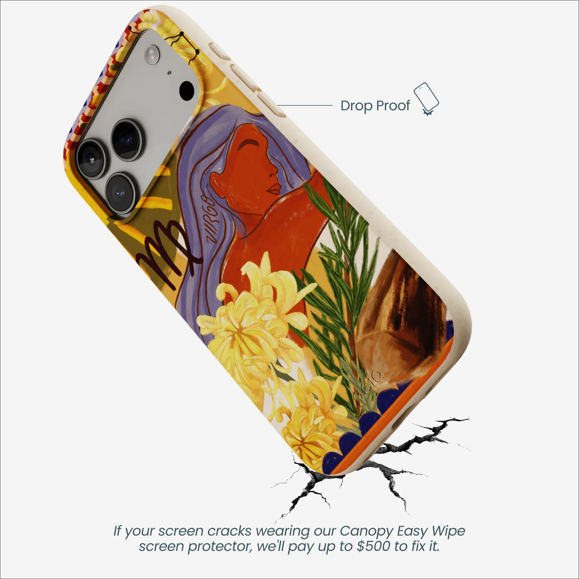 Seashell Virgo Goddess iPhone 17 Pro Max Case - Image 4